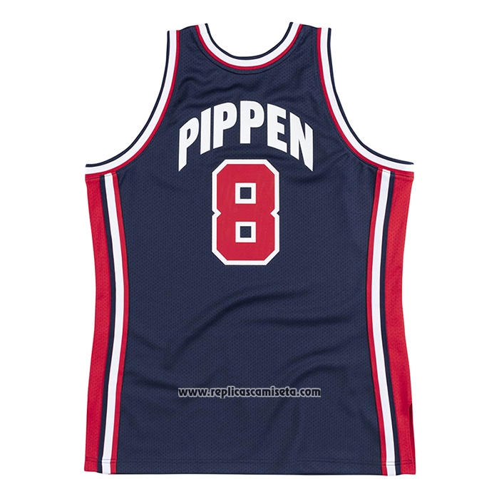 Camiseta USA 1992 Scottie Pippen #8 Azul